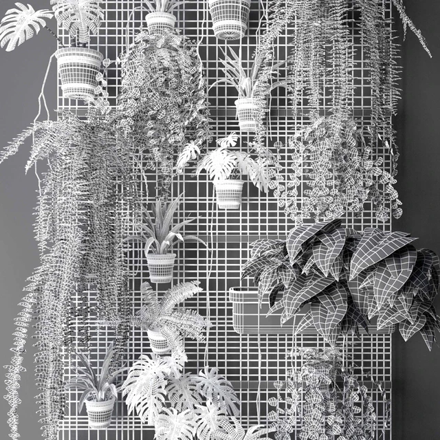 JC Wall Grid Plant Pot — Скачать