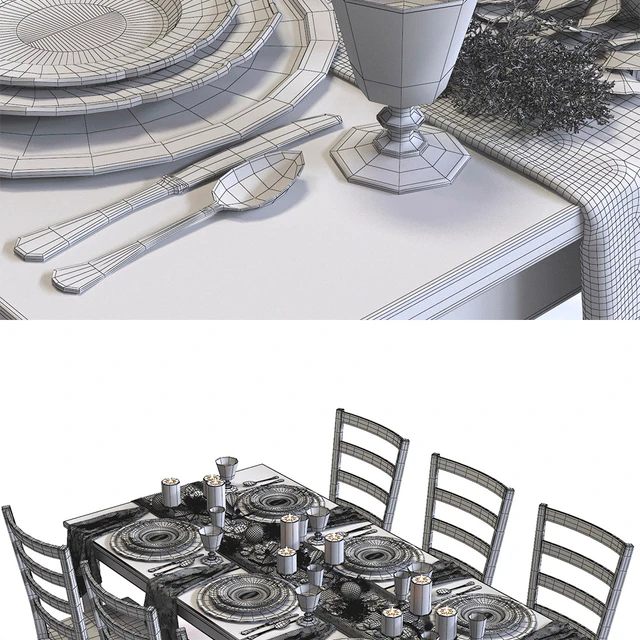 C&B Traditional Holiday Table — Descargar