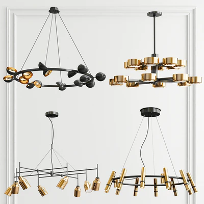 Four Exclusive Chandelier Collection 40 — Ver 1