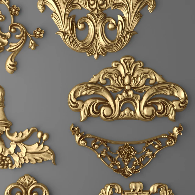 Set stucco decoration — Descargar