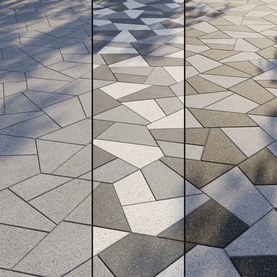 Granite paving Type 10 — View 1