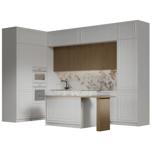 Кухня с встроенной техникой MIELE — Скачать