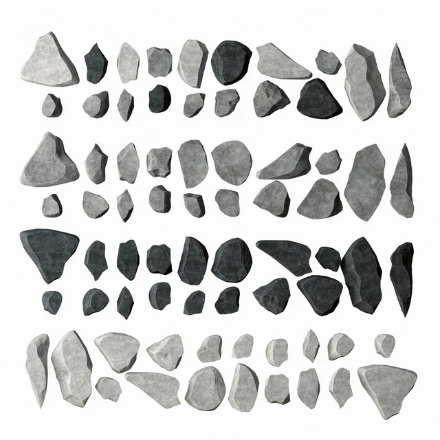 Rock stone plate splinter n1 / Скальный плиточный камень — Скачать