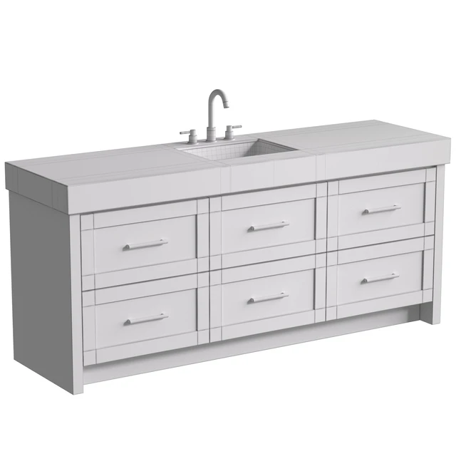 Тумба с умывальником. Мебель для ванной.Bathroom furniture — Скачать