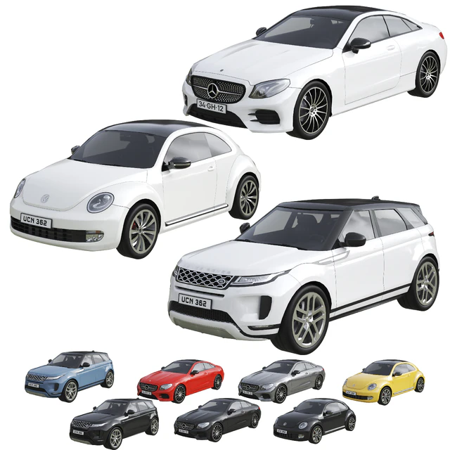 Low Poly Cars Set — Descargar