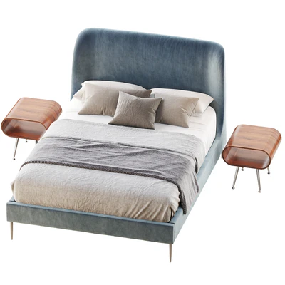 Lana upholstered bed — Ver 2