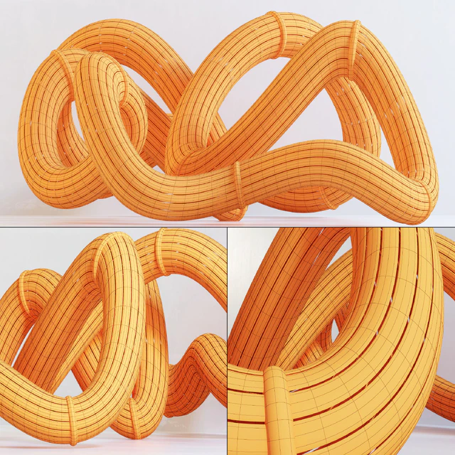 Parametric wood tamplet Hall n1 / Параметрический зал лекало из дерева — Скачать