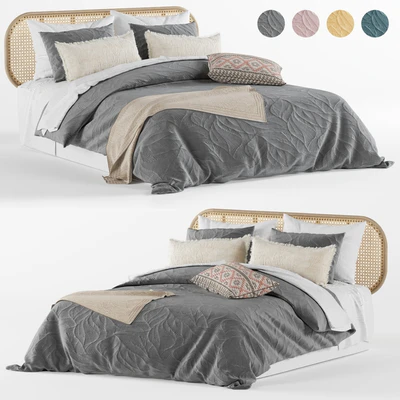 adairs bed # 4 with LUANA QUILT COVER — Ver 3