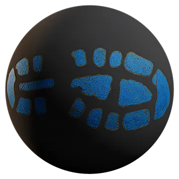 paint footprint 001 — Скачать