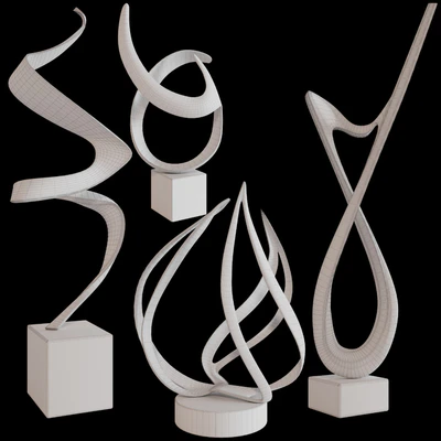 Sculptures decor set by Bob Bennett 03 — Вид 2