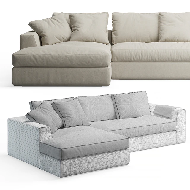 Louis plus Sofa Meridiani — Скачать