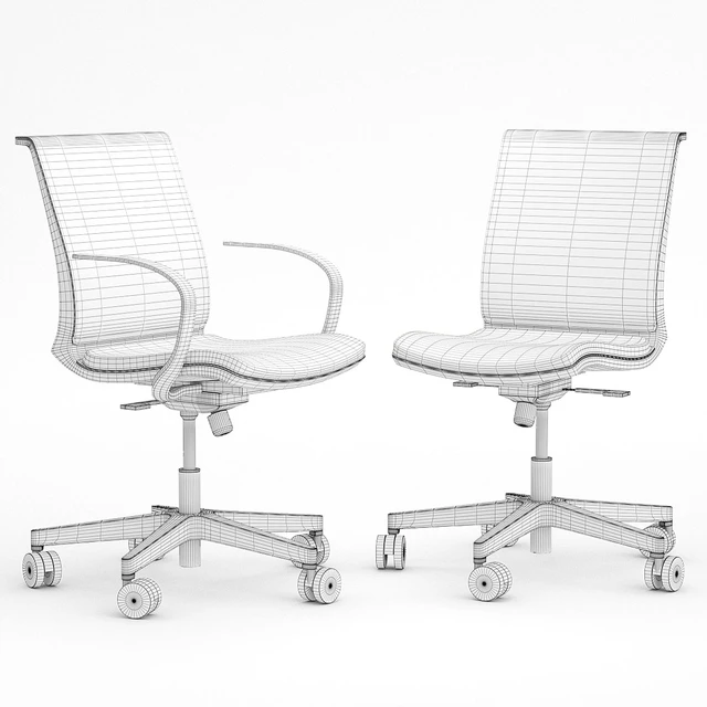 Chair on casters Eva Narbutas — Descargar