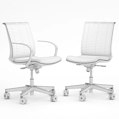 Chair on casters Eva Narbutas — Ver 2