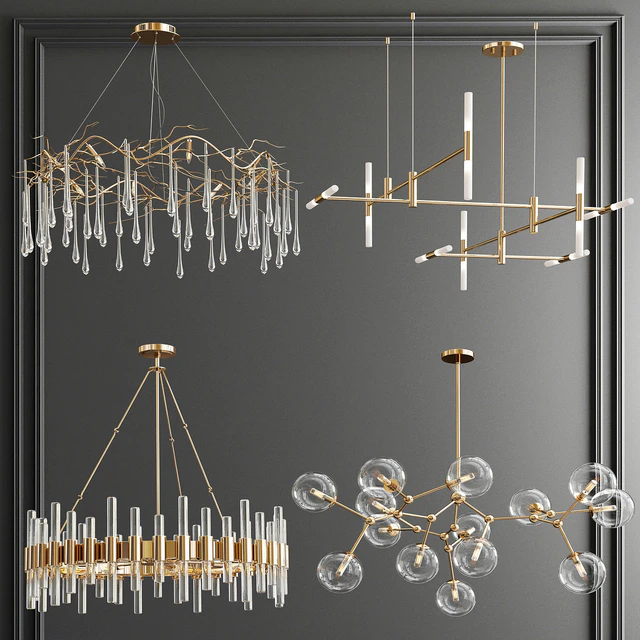 Four Exclusive Chandelier Collection 45 — Скачать