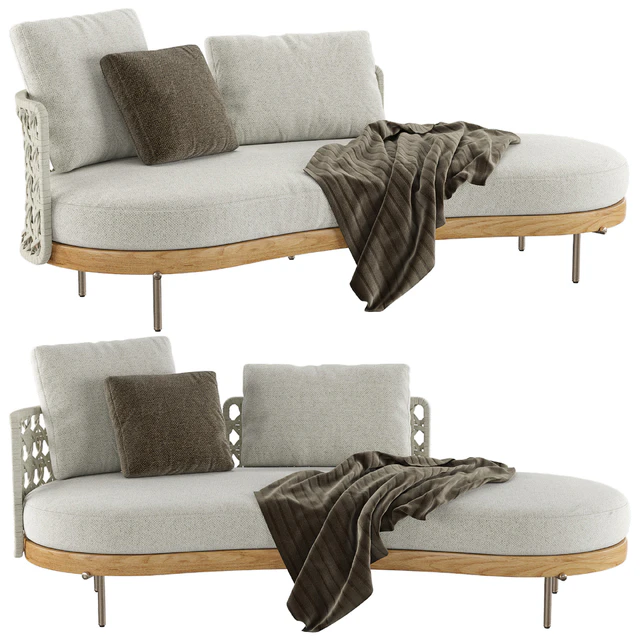 Torii Nest Outdoor Angled Open End Sofa — Descargar