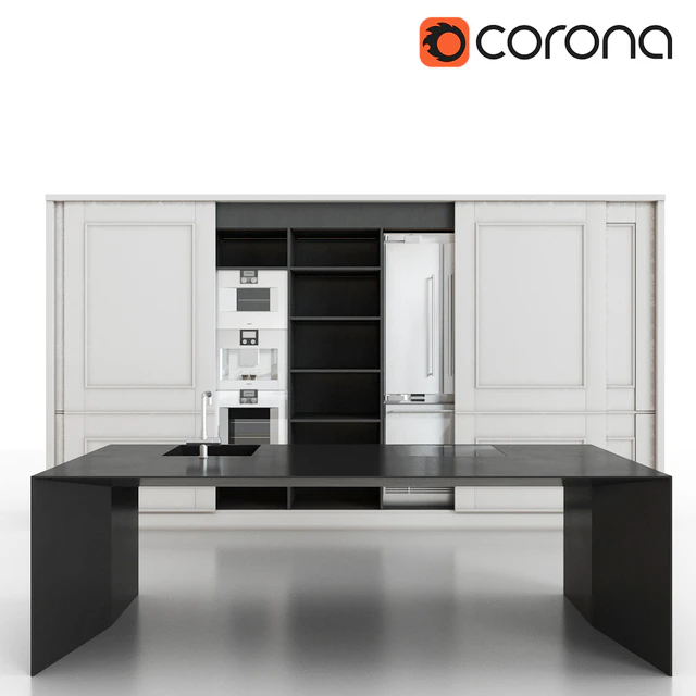 Modern Kitchen Invisible Table — Скачать