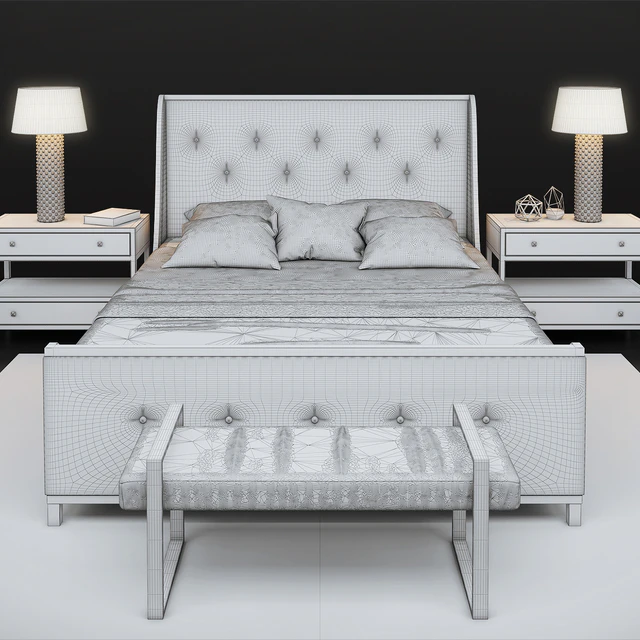 Bernhardt Jet Set + Arteriors Shell lamp — Descargar