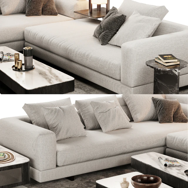 Minotti Alexander Sofa Opcion A — Скачать