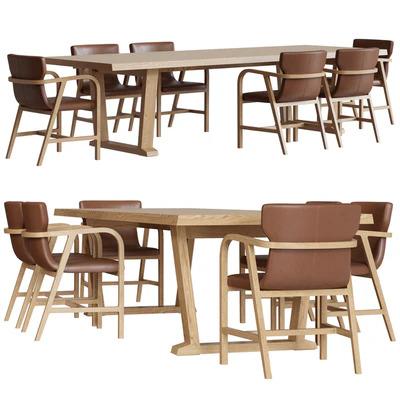 Maxalto Fulgens chair and Intoto table — Ver 1