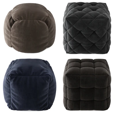 Pouf set | Set of four poufs — Ver 2