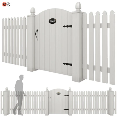 White picket fence 01 — Ver 1
