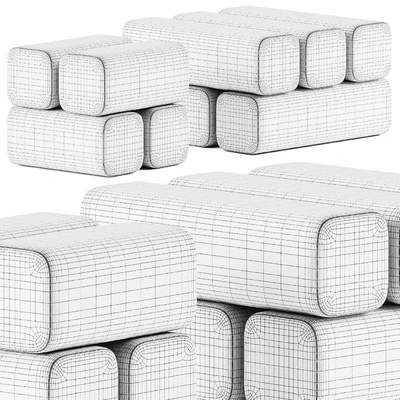 Drova Pouf 4 and 6 by Woo Furniture / Пуф — Вид 4