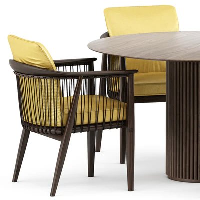 VIOLA CHAIR by Poltrona Frau and PALAIS ROYAL by ASPLUND — Ver 2