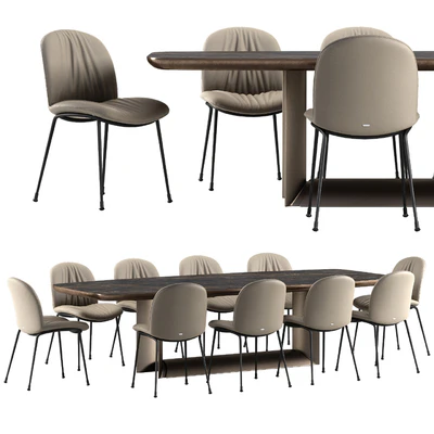 Cattelan italia Tina chair Dragon table set — Вид 2