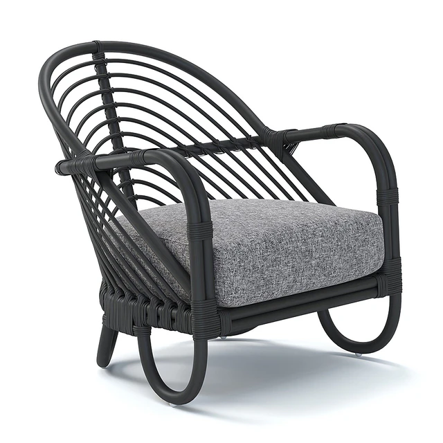 Crate&Barrel Etta Rattan Chair — Скачать