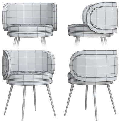 Best Upholstery chair (low poly) — Ver 2