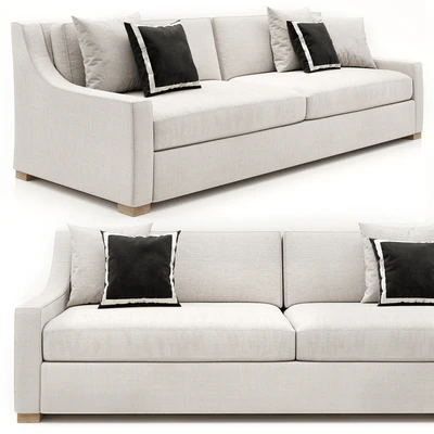 RH PARISIAN CLASSIC SLOPE ARM SOFA — Вид 1