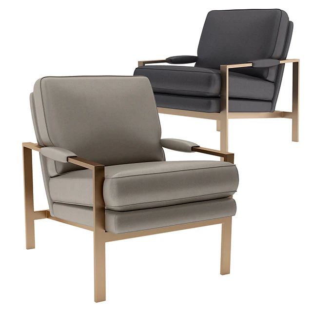 Milo Baughman Leather Chair — Скачать