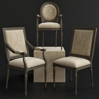 Restoration Hardware Classic Upholstered Chairs — Скачать