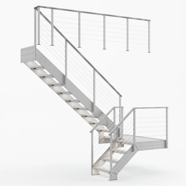 Staircase Loft White — Descargar