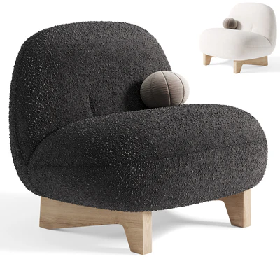 Armchair Elvit Cozy Ginger By sofa — Ver 2