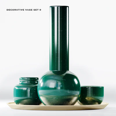 decorative vase set 9 — Ver 1