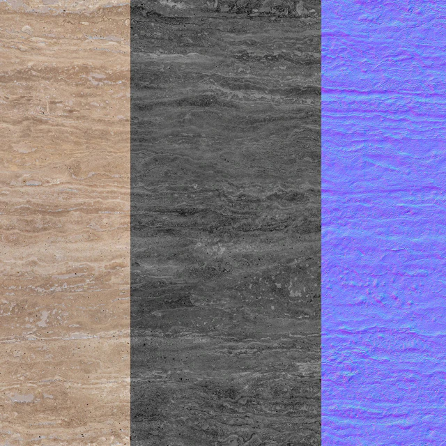 Seamless texture of beige travertine — Descargar