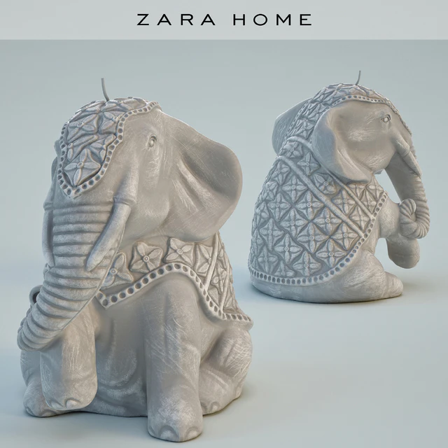 Zara home candle Seated Elephant — Descargar