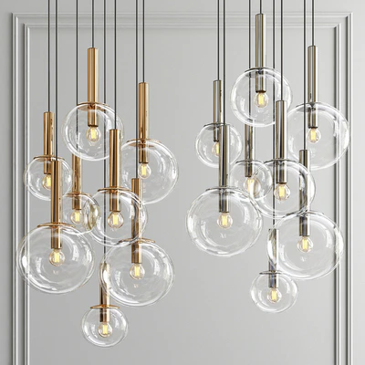 Sonneman Bubbles 8 Light Multi Pendant — Скачать