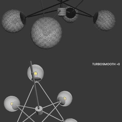 Chandelier Turenne Large Dynamic Chandelier   2 — Ver 2