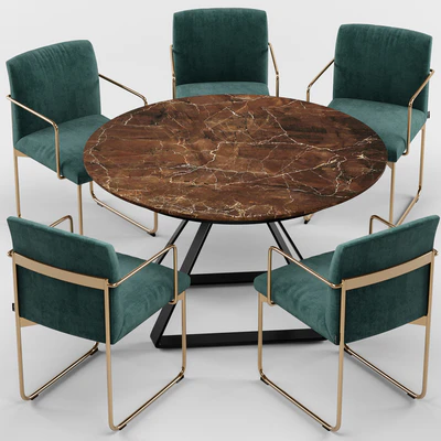 Atlante table and Gala chair - Calligaris — Ver 2