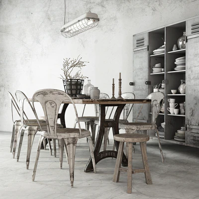 TABLE&CHAIRS SET — Ver 1