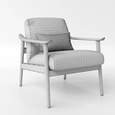 Mid-Century Show Wood Chair — Вид 2