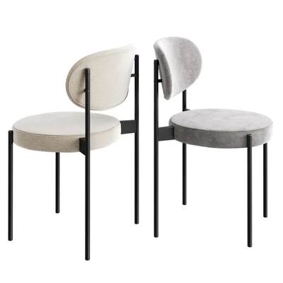 Verpan Series 430 Black Dining Chair — View 2