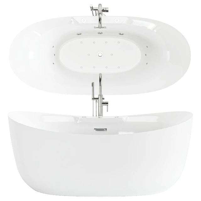 WoodBridge Freestanding Air Whirlpool Bathtub — Descargar