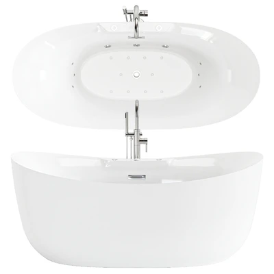 WoodBridge Freestanding Air Whirlpool Bathtub — Ver 1