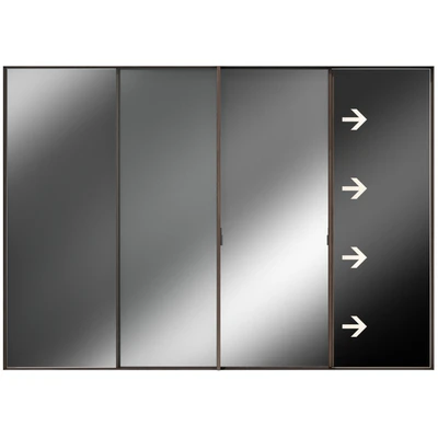 Раздвижные витражные алюминиевые окна /  Sliding Stained Glass Aluminum Windows — Вид 2