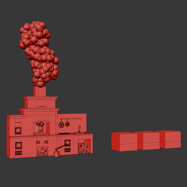 Barbecue oven / Brick BBQ — Descargar