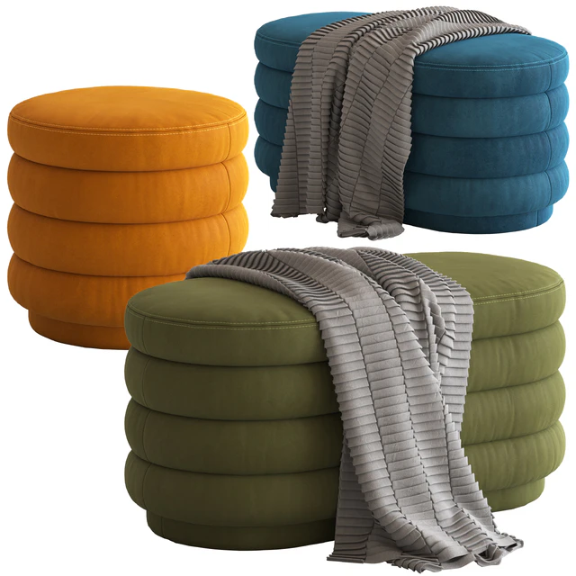 Globewest Ribbed Ottoman — Descargar
