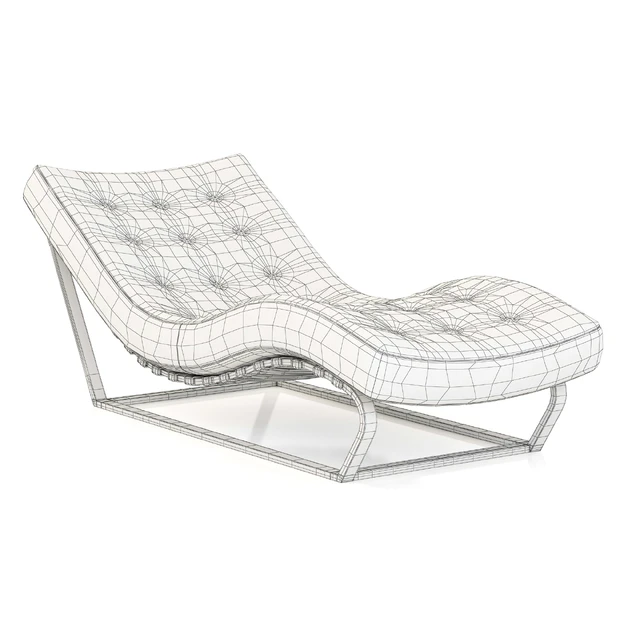RH Modern Heath Box Leather Chaise — Descargar